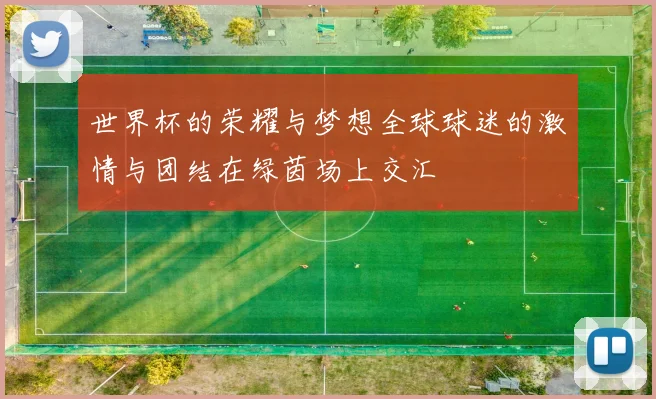 世界杯的荣耀与梦想全球球迷的激情与团结在绿茵场上交汇